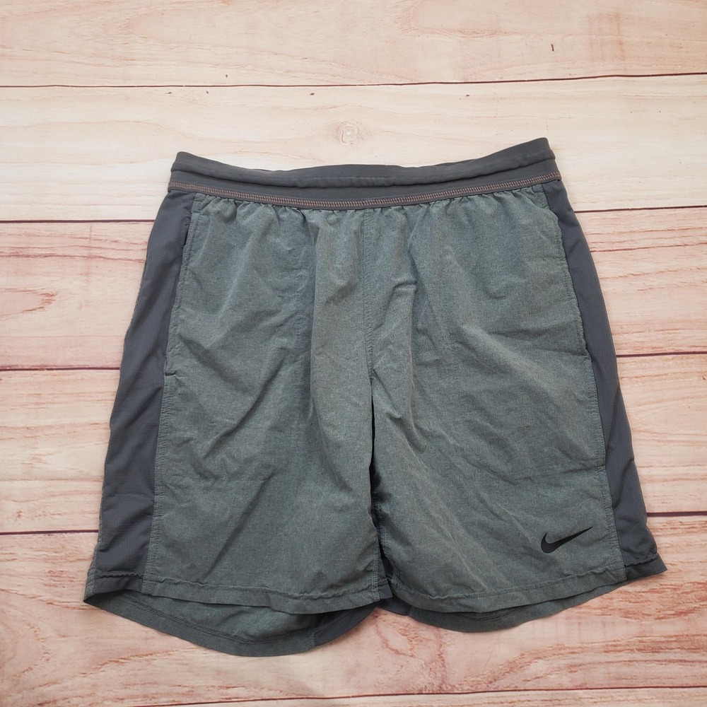 Nike Dri-Fit Flex Stride Running Shorts Mens Large Gray Athletic BV2770-068